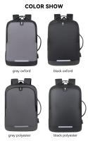 Mochila De Negocios impermeable para hombre, bolsa reflectante para ordenador portátil de 15,6 pulgadas, con carga USB, multifun - details 1