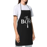El delantal real mujeres hombres unisex babero pareja cocina tablier cocina chef pintura - details 2