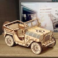 Rompecabezas de madera creativos para adultos y niños, conjunto de modelos de construcción DIY, montaje de camiones mecánicos 3D, coches Montessori, Kit de juguetes de escritorio - details 16