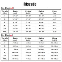 Riseado traje de baño atlético de una pieza, bañador con espalda en O para entrenamiento, deportes y Fitness - details 0