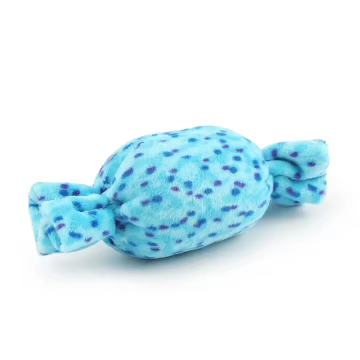 Juguete de Peluche en Forma de Caramelo para Perros Juguete Interactivo Suave para Masticar - 1