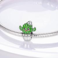 LAZA-Colgante de Cactus para mujer, cuentas de plata de ley 925, compatible con pulseras originales, collares, joyería - details 12