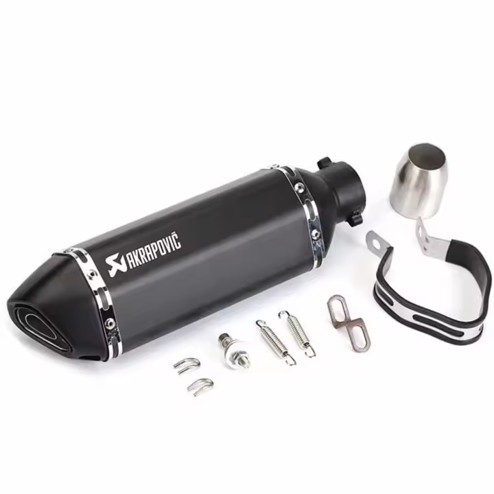 Motorcycle exhaust pipe Vent Pipe Exhaust Muffler Pipe Removable Silencer Power pipe Universal For z800 er6n z650 Ninja 300 er6n - 1