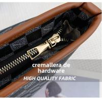 Bolso de mujer a cuadros de alta gama a la moda, bolso de hombro nuevo versátil de gran capacidad, bolso de mano Retro para exteriores, bolso de mano - details 4