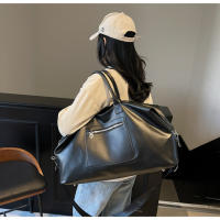 Bolsa con cierre deportivo de PU para gimnasio, Fitness, Yoga, bolsas de lona, ​​bolso de viaje corto húmedo seco, para acampar al aire libre, senderismo, mochila escolar de mano para fin de semana - details 5