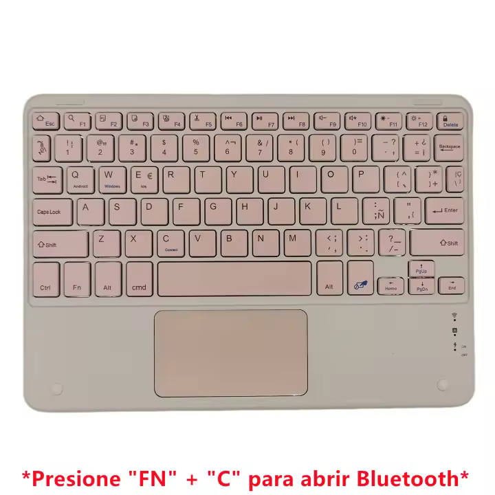Teclado inalámbrico con panel táctil para tableta, compatible con Bluetooth, para Xiaomi Pad 6/5, Air 5 Pro - 1