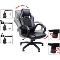 Silla de Escritorio de Oficina Ergonómica Regulable con Ruedas, Azul, 79 x 65 x 33 - details 40