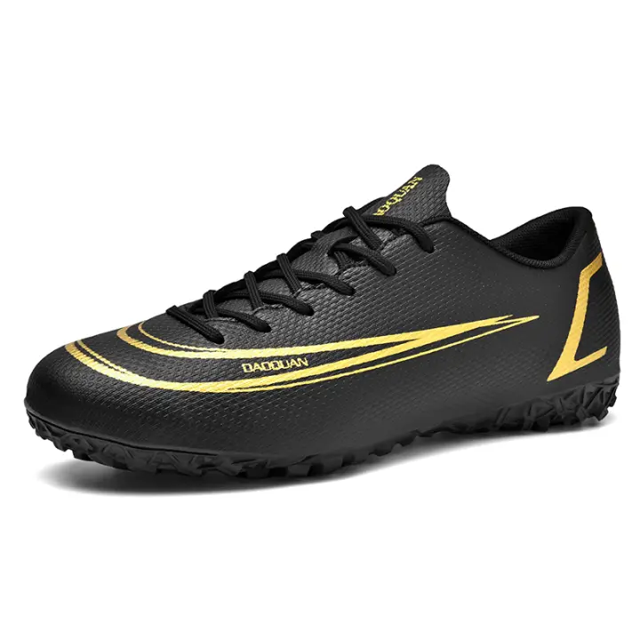 Zapatos de Fútbol de Cuero de Alta Comodidad para Hombres Zapatillas de Fútbol Profesionales para Entrenamiento Interior y Exterior Suela de Goma Natural - 1