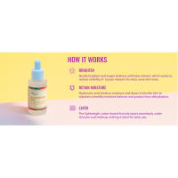 How it works: Brighten, Retain Moisture, and Layer