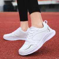 Zapatillas de deporte de cuero para mujer, zapatos deportivos ultraligeros de talla grande, primavera y otoño - details 12
