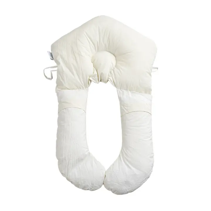 Almohada moldeadora ajustable para bebé recién nasido, almohada para dormir de lado, calming, posicionamiento, antideslizante de Algodón - 1