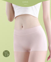 Bragas cortas de seda para mujer sin costuras Pantalones de nylon para niñas y niños Ropa interior femenina de verano Boxers transpirables - details 5