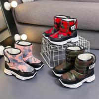Botas de nieve antideslizantes para niños y niñas, zapatos cálidos informales versátiles de fondo suave, estilo coreano, a la moda, novedad de invierno, 2024 - details 1