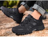 Zapatillas De Deporte Para Hombre, Botas De Montañismo, Botas De Senderismo De Cuero Impermeables, Zapatos Cálidos De Invierno Para Hombre, Botas De Nieve, Zapatos De Trekking Al Aire Libre - details 12