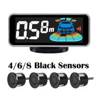 Kit de Sensor de estacionamiento de Radar múltiple, sistema de pantalla LED Parktronic, asistente de Detector de Monitor de respaldo, alarma de Sensor 4/6/8 - details 7