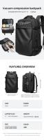 Mochila de Viaje para Hombres Capacidad Extra Grande 17 Pulgadas Paquete Comprimido de Vacío - details 1