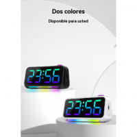Reloj Despertador Inteligente Modelo Recargable con Tres Juegos de Alarma - details 8