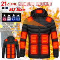 Chaqueta Térmica Ajustable para Hombres y Mujeres 21 Áreas de Calentamiento al Aire Libre con Fuente de Alimentación USB para Esquí Camping Tamaño EU - details 0
