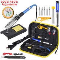 Hierro de Soldadura JCD Kit 60W con Ajuste de Temperatura Plugue Europeo Herramientas de Reparación de Electronica Doméstica Fuente de Energía Eléctrica Peso del Artículo 0.12KG - details 1