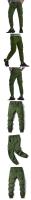 Pantalón cargo en algodón pleine longueur pour hommes, survêfun de travail masculin, jogging décontracté, streetwear d 'outillage, FJJ, automne - details 9