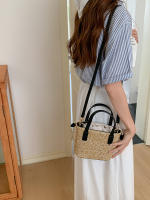 Diseño de bolso bolso de mujer bolso de paja nuevo bolso de playa de verano bolso tejido de moda bolso de mensajero - details 1