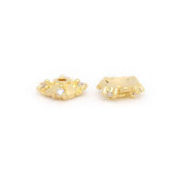 Accesorios de Joyería DIY de Alta Calidad Abalorios de Cuarzo de Brasa Dorada de 18K - details 48