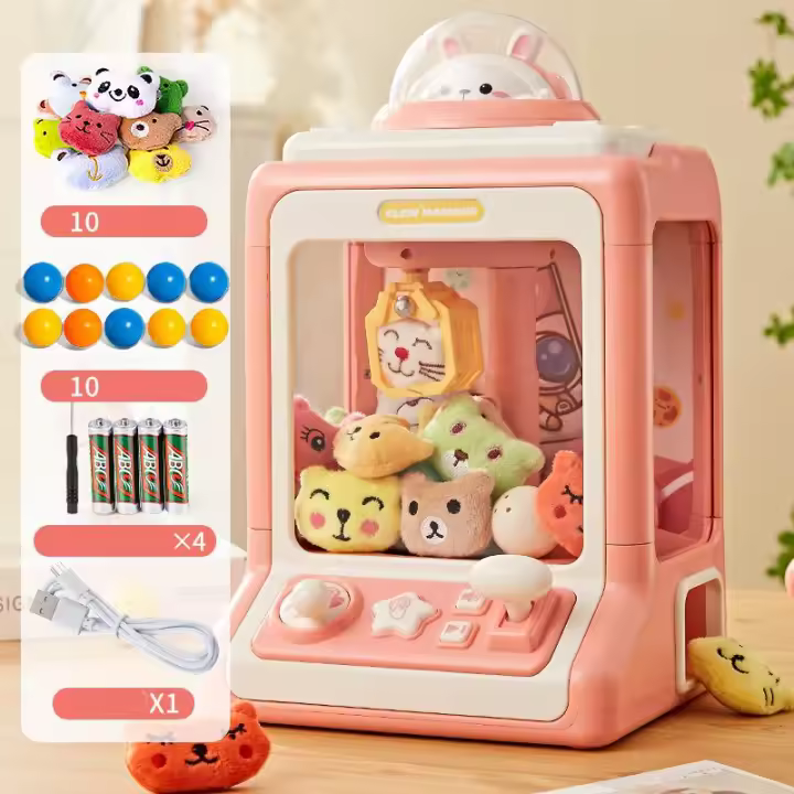 Máquina grúa automática para niños, juegos de funcionamiento de muñecas1, mini grúa, atrapa, juguetes, Máquina grúa, Muñecasmusicales, Juguetes para Niños jugues - 1
