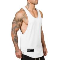 Camiseta deportiva de algodón sin mangas para hombre, chaleco de entrenamiento, ropa de gimnasio, Canotte, culturismo - details 14