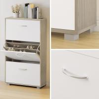 Mueble para 18 Pares Organizador Zapatos 3 Puertas Compacto 115x61x24cm - details 5