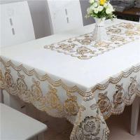 Mantel de PVC estampado en caliente de estilo europeo, estampado ENCE, impermeable, resistente al calor, resistente al aceite, no lavable, utilizado para - details 0