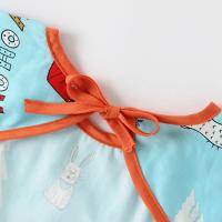 Babero de manga larga para bebé, bufanda con estampado de dibujos animados, impermeable, paño para eructar - details 5