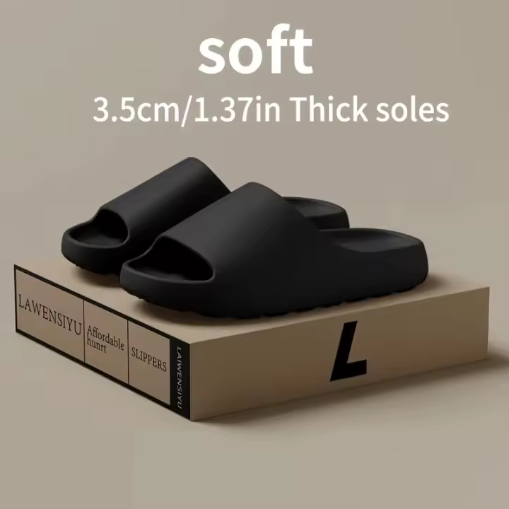 Zapatillas de coco que te sientes como si pisaras mierda Sandalias de suela gruesa Verano Nuevas sandalias antideslizantes - 1