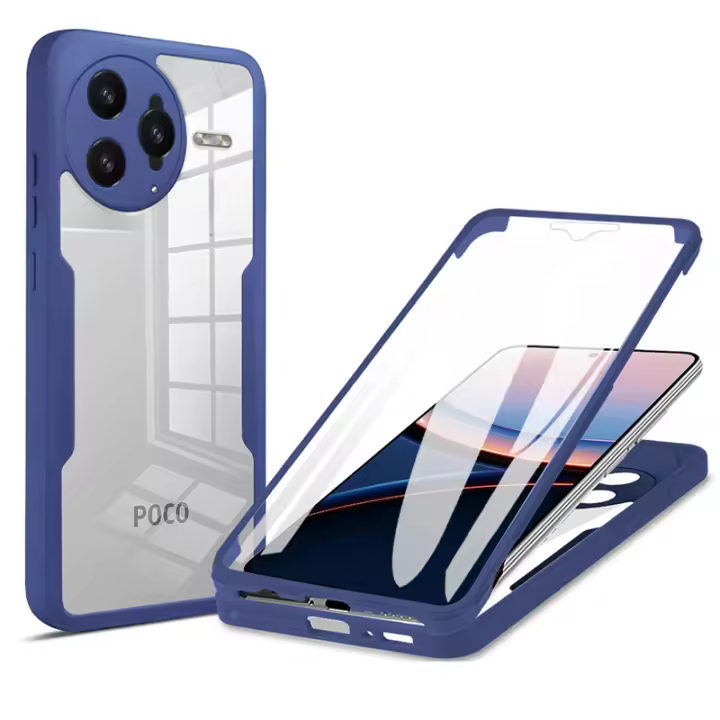 Funda de protección completa 360 para Xiaomi Poco F7 Ultra / Poco F7 Pro Protector de pantalla incorporado - 1
