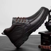 2025 Nuevo Producto Creativo Estilo para caminar al aire libre Botas De invierno para hombre Botas Altas De cuero Zapatos - details 2