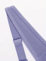 Sujetador deportivo de talla grande para mujer, color liso, holgado, cómodo y transpirable, adecuado para deportes y uso diario. - details 9