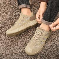Zapatos de Senderismo Ligeros y Transpirables Zapatillas Deportivas Antideslizantes para Hombres - details 15