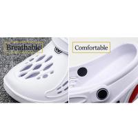 Sandalias ligeras de EVA para hombre, zapatos informales con agujeros, zuecos para amantes del jardín en casa, zapatillas planas de playa al aire libre, talla grande 49 - details 9