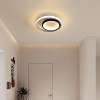 Goeco Lámpara LED Redonda Nórdica de Techo 28W Iluminación Moderna Acrílico Montaje en la Pared - details 7