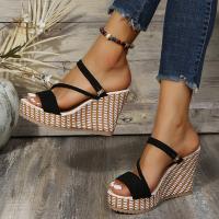 Sandalias de tacón de cuña a la moda de verano para mujer - details 7