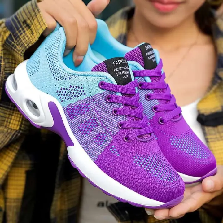 Zapatillas deportivas de tenis vulcanizadas para mujer, deportivas, color rojo violeta, moda infantil - 1