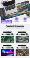 Alfombrilla de escritorio extra grande, gruesa, antideslizante, de anime, para juegos de oficina, muy vendida, para teclado, con múltiples imágenes disponibles - details 3