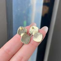 Pendientes colgantes geométricos esmaltados a la moda cuadrados de circonita azul bohemios para mujer, Dix, regalo de joyería diaria vintage - details 0