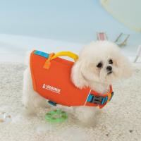 Chaleco salvavidas ajustable para natación de mascotas, chaleco de seguridad de poliéster con superflotabilidad, ropa reflectante para salvar vidas para perros - details 9