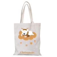 Bolso bonito, regalo de Año Nuevo, bolso de mano de Anime de dibujos animados, bolsos de lona de Feliz Navidad, bolso de mano para mujer, bolsas de tela, bolso De compras Eco Lady - details 7