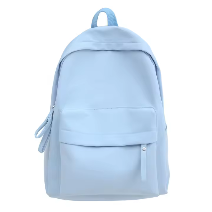 Mochila Escolar Sólida de Color Estilo Casual para Mujeres Impermeable Conveniente para Viajes - 1