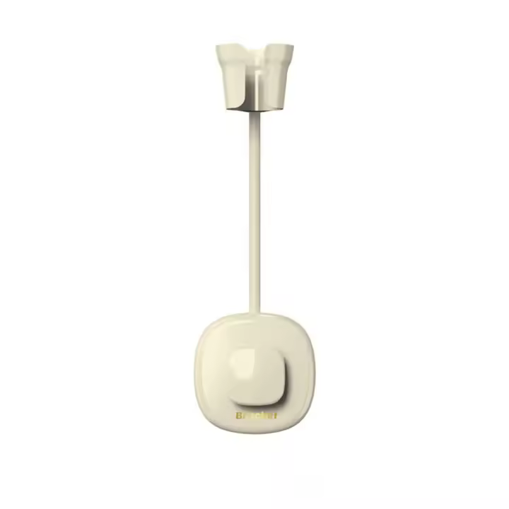 Soporte para secador de pelo sin perforación, soporte para secador de pelo montado en la pared ajustable a mano, resistente al agua, ahorra espacio, soporte para ducha perezoso - 1