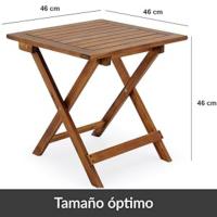 Mesa de madera plegable