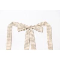 Vestido casual elegante para mujer a cuadros de moda primavera-verano vacaciones sin mangas - details 3