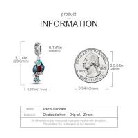 Pulsera de encanto S925 Plata esterlina 100% real con diseño de animales para mujeres joyería fina de cumpleaños regalo con piedra principal de zirconia y otros materiales naturales - details 20