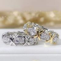 Andara Anillo de Plata Esterlina con Zirconia AAA Diseño Tejido de Plata para Mujer - details 6
